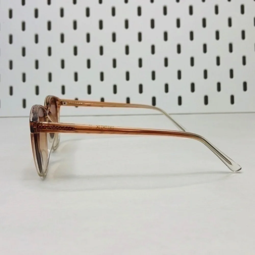 KOMONO Urkel Gradient Peach Sunglasses NEW Ombre orange tan